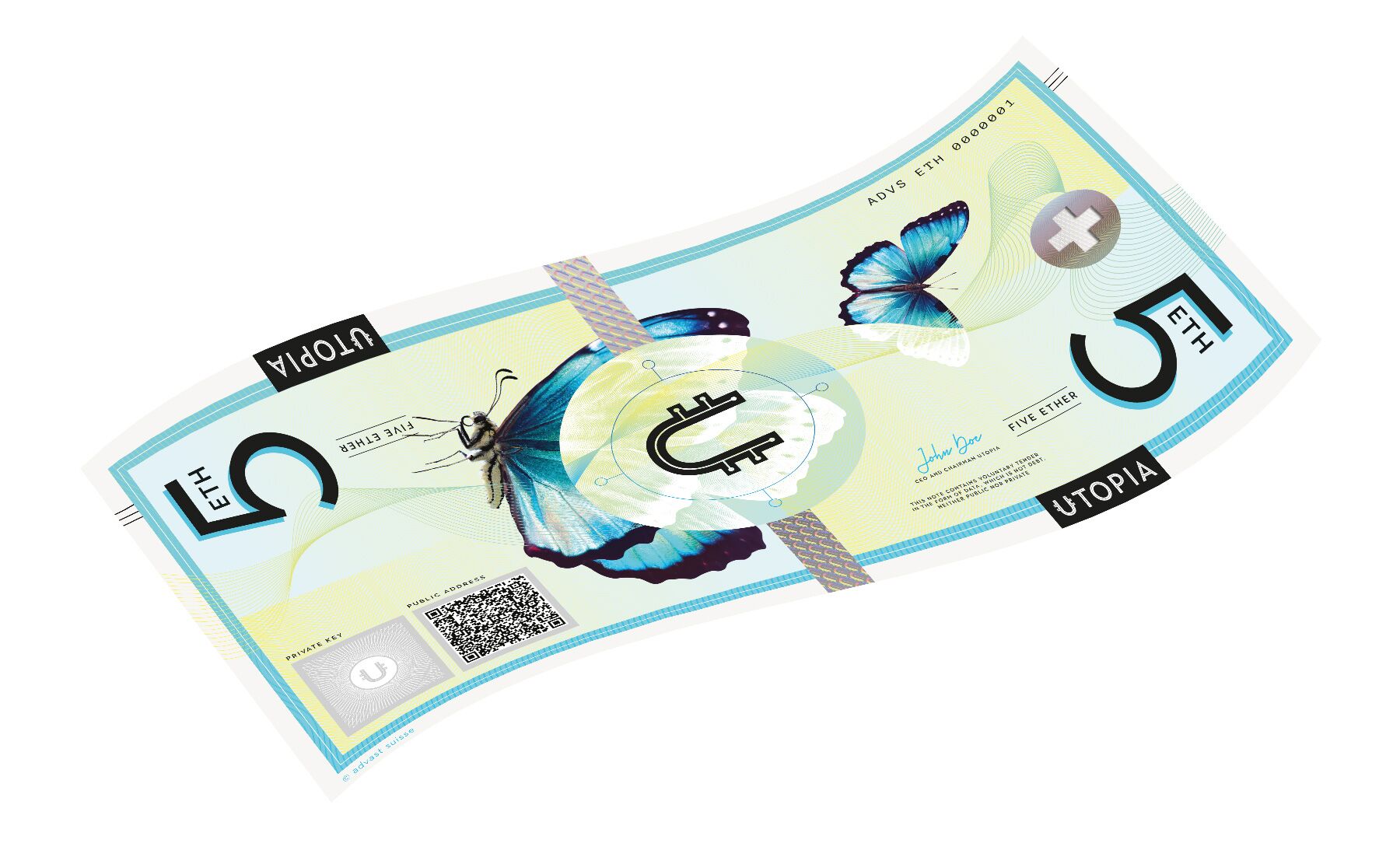 Smart Banknotes and Paper Wallets - advast suisse AG